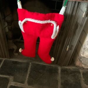 Santa down the chimney